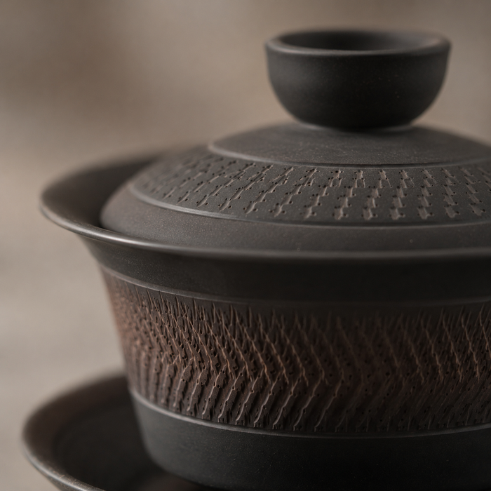 Spring Wind Gaiwan, Nixing Clay, 110 ml