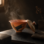 Black Cat Gaiwan, Ceramic and Glaze, 130 ml