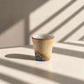 Mountain Landscape Tea Bowl, Ceramic and Glaze, 30 ml