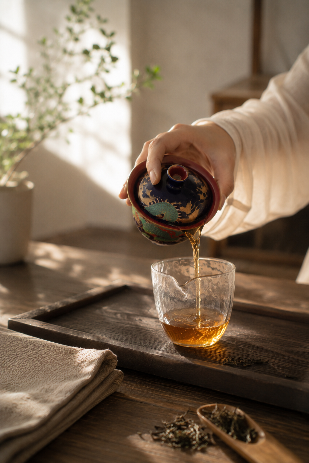 Tam Rong Gaiwan, Ceramic, 175 ml