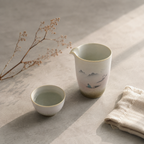 Fishing Tea Pitcher, Ceramic, 220 ml
