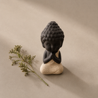 Figura de chá «Pequeno Buda», argila, 8 × 3,5 cm