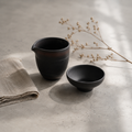 Duet Tea Pitcher and Strainer, Nixing Clay, 220 ml