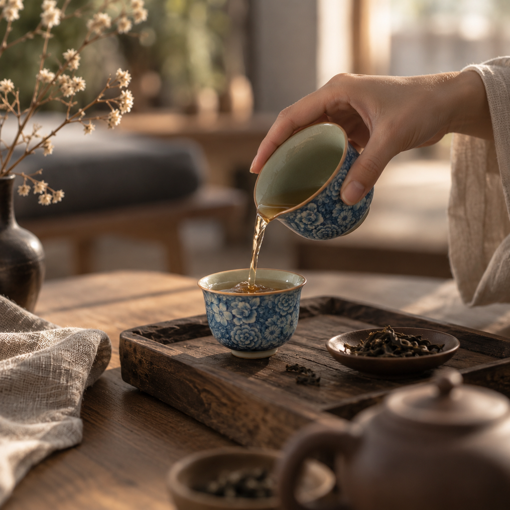 Пиала Хуа Ча, цзиндэчжэньский фарфор, 65 мл
