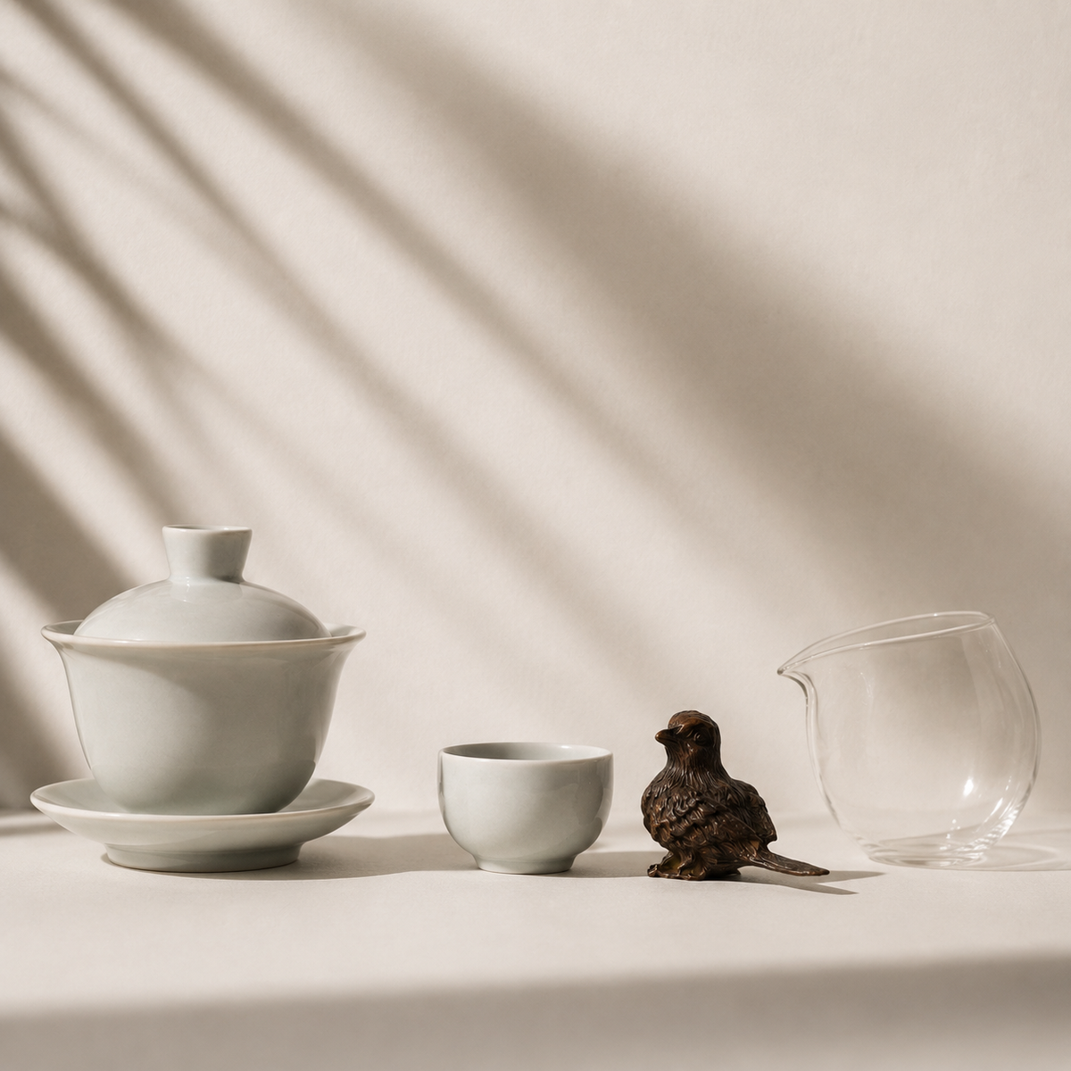 Sparrow Tea Pet, Metal, 5.7 × 3.5 cm