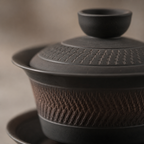 Spring Wind Gaiwan, Nixing Clay, 110 ml