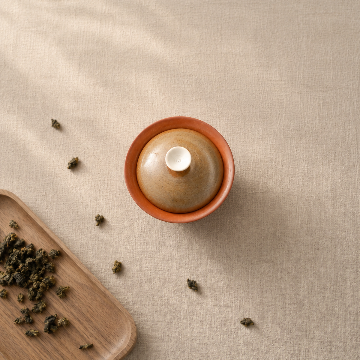 Black Cat Gaiwan, Ceramic and Glaze, 130 ml