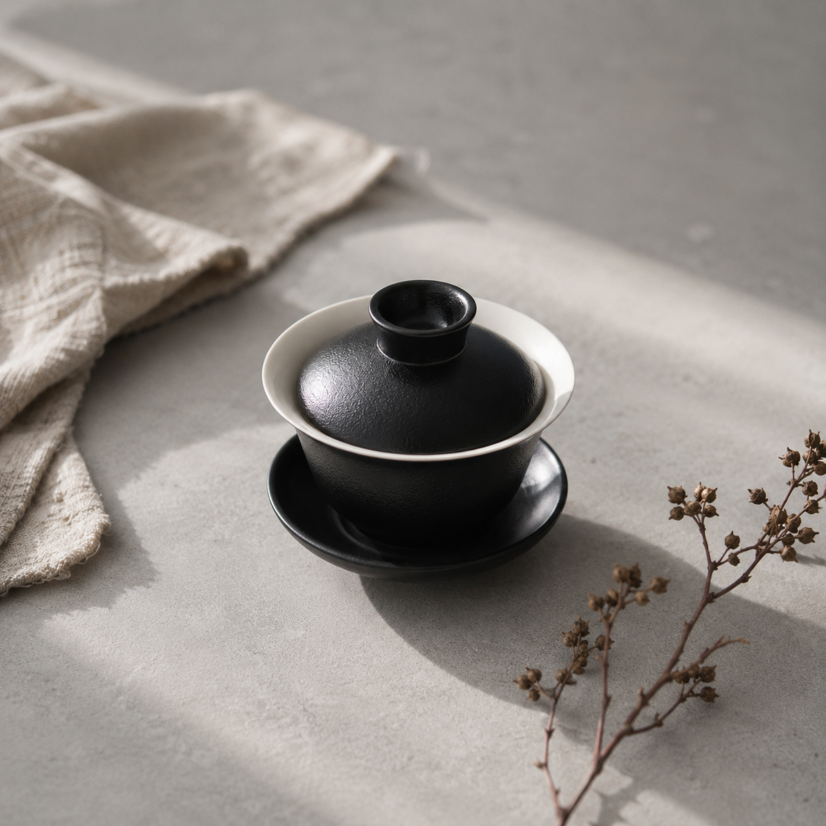 Three Beginnings Gaiwan, Ceramic, 150 ml