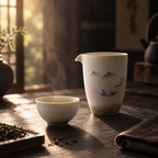 Fishing Tea Pitcher, Ceramic, 220 ml