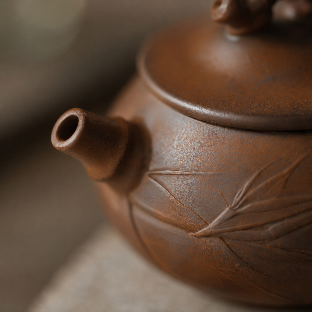 Bule Liao Yan «Bambu», cerâmica, 180 ml