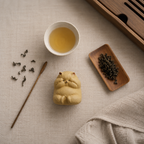Чайная фигурка «Рыжий кот», 7 × 5 см