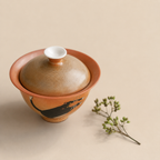 Black Cat Gaiwan, Ceramic and Glaze, 130 ml