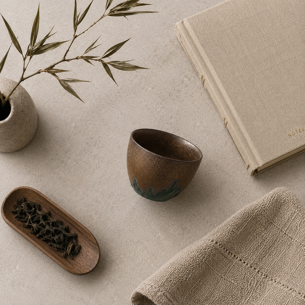 Liu Ying Tea Bowl, Clay and Glaze, 60 ml