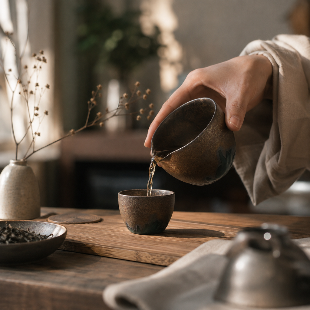 Liu Ying Tea Bowl, Clay and Glaze, 60 ml