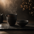 Duet Tea Pitcher and Strainer, Nixing Clay, 220 ml