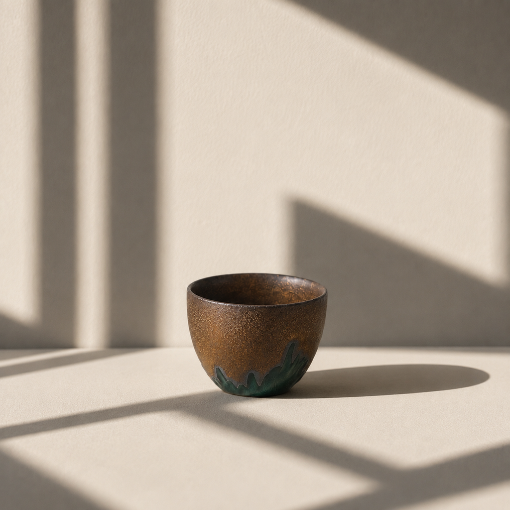 Liu Ying Tea Bowl, Clay and Glaze, 60 ml
