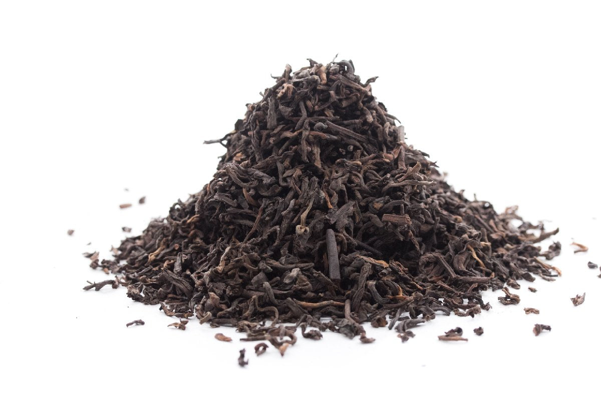 Aged Ripe Pu-erh Tea with Chen Xiang balsamic nut wood resin moss and spice notes